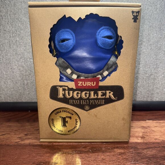 Fuggler  Gold Fuggs, Funny Ugly Monster Plush, Shameless Goof  9" - Picture 1 of 4